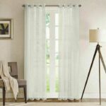 پرده حریر ساده ‌سفید شیری