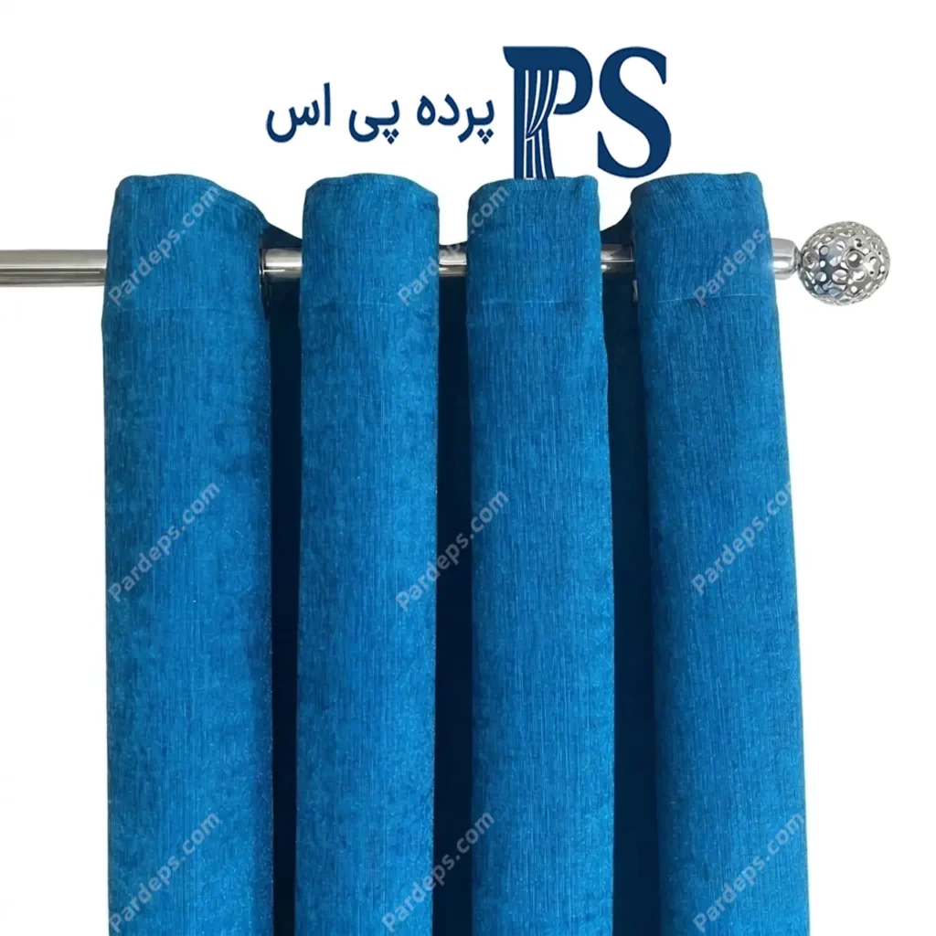 مخمل شانل آبی فیروزه ای